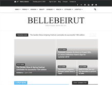 Tablet Screenshot of en.bellebeirut.com
